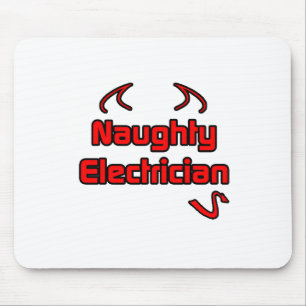 Naughty Electrician Mouse Pad