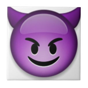 Naughty Emoji face Tile