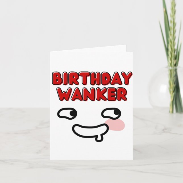 Naughty Funny Birthday Card (Front)