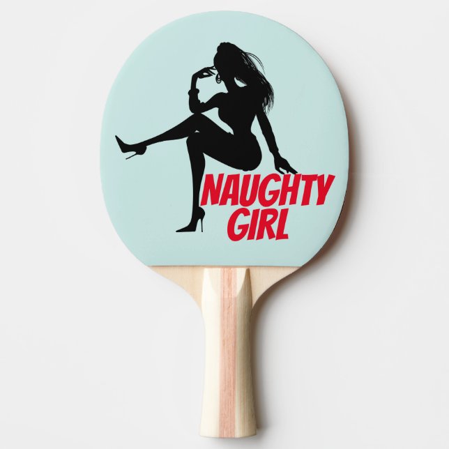 NAUGHTY GIRL PING PONG PADDLE FOR HER (Front)