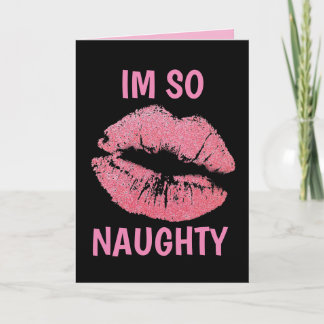 NAUGHTY GIRL ROMANTIC SPANKING CARD FOR HUSBAND