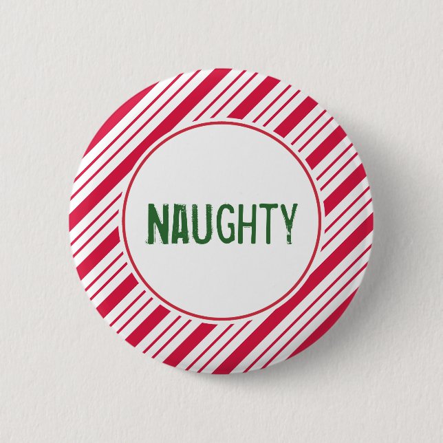 Naughty Holiday Button (Front)
