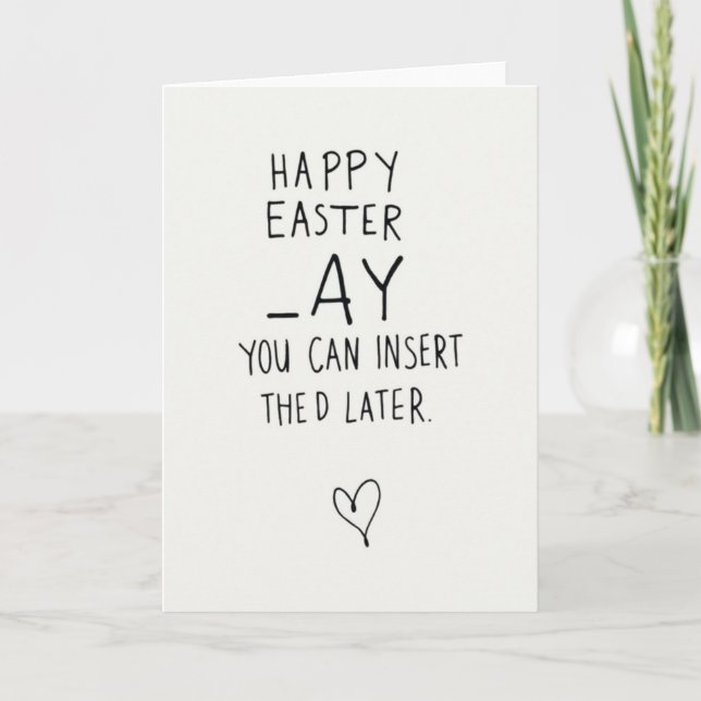 Naughty Holiday Fun Greeting Card (Front)