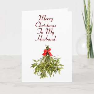 **NAUGHTY HUSBAND** LOVE AT CHRISTMAS HOLIDAY CARD