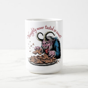 Naughty Krampus Christmas Design Coffee Mug