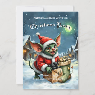 Naughty List Delivery: The Goblin Clause Chronicle Invitation