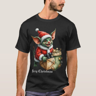 Naughty List Delivery: The Goblin Clause Chronicle T-Shirt