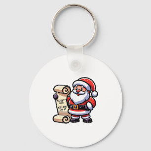 Naughty List Kids Who Say 67 Funny Meme 6 7 Christ Keychain