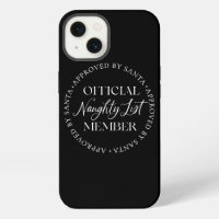 Naughty List Member Approved By Santa Christmas