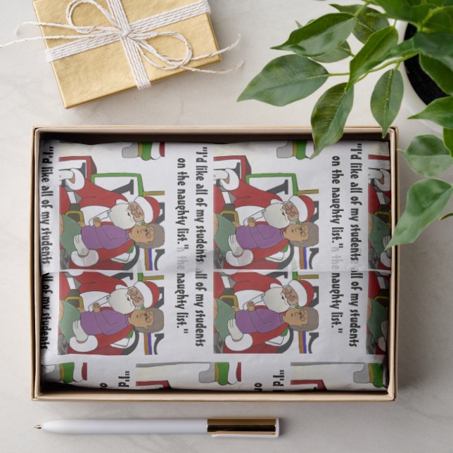 Naughty List Tissue Paper (Gift)