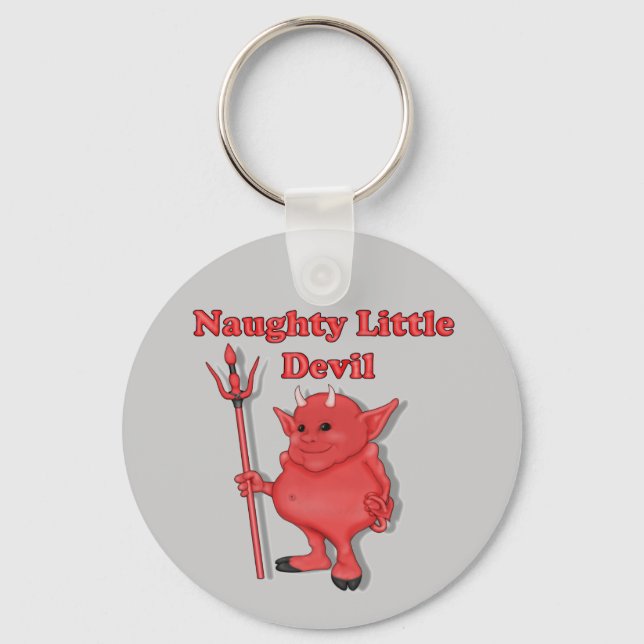 Naughty Little Devil Keychain (Front)