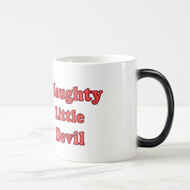 Naughty Little Devil with Text Magic Mug (Right)