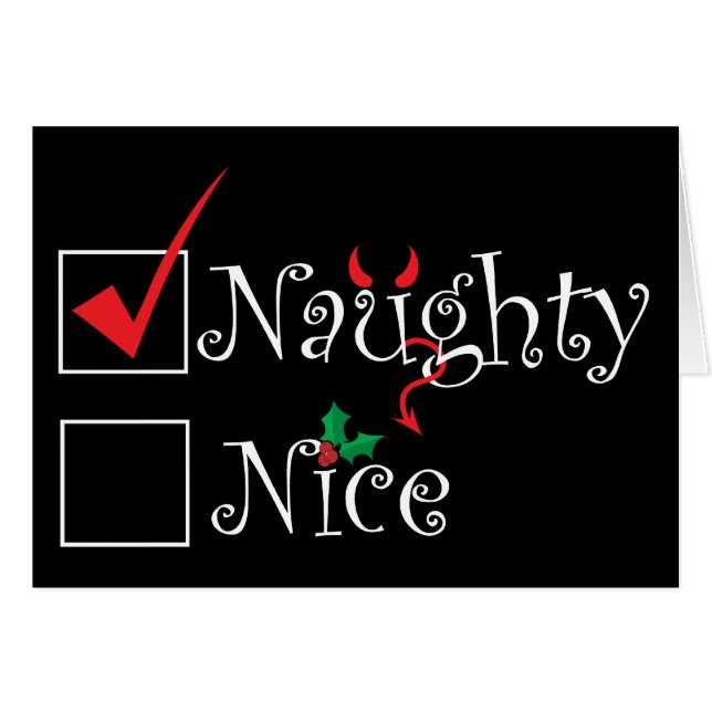 Naughty Nice (Front Horizontal)