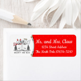 Naughty & Nice Old English Sheepdogs (Grey 1)