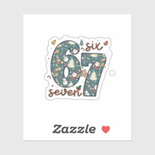 Naughty Nice Six Seven 67 Brainrot Christmas