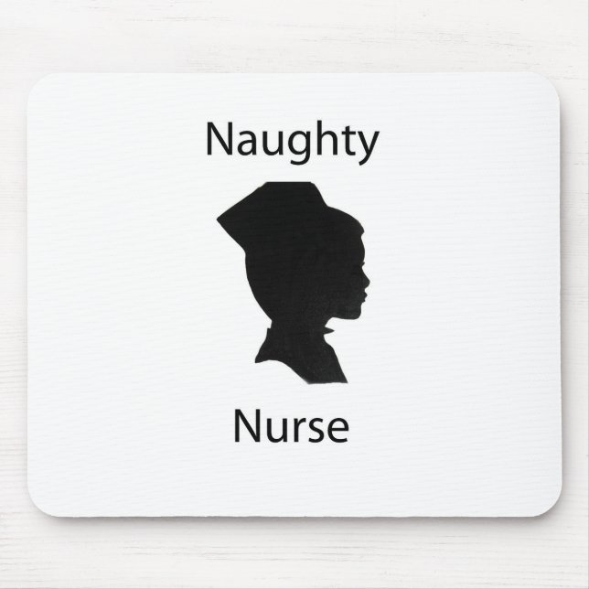 Naughty nurse mouse pad (Front)
