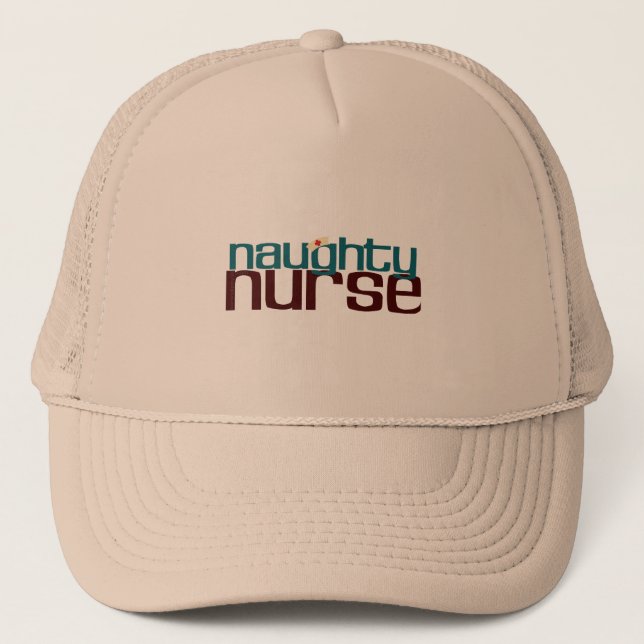 Naughty Nurse Trucker Hat (Front)