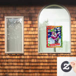 Naughty or nice, choose your list window cling