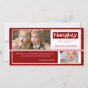 Naughty or Nice   ~   Christmas Card