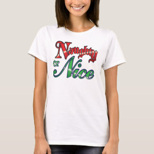Naughty or Nice Christmas design T-Shirt