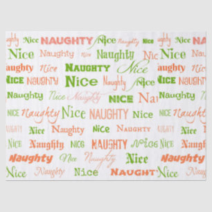 Naughty or Nice Christmas Tissue Paper