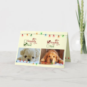 Naughty or Nice Holiday Card