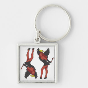 NAUGHTY OR NICE KEYCHAIN