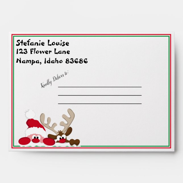 Naughty or Nice List Envelope (Front)