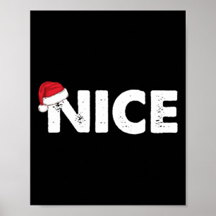 Naughty Or Nice Matching Christmas  Poster