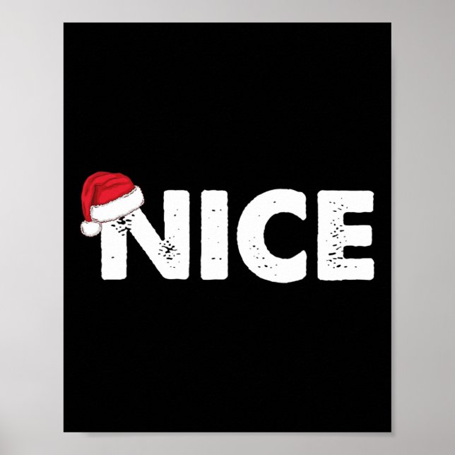 Naughty Or Nice Matching Christmas  Poster (Front)