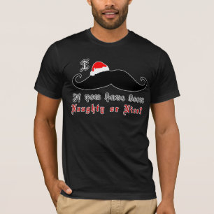 Naughty or Nice Moustache T-Shirt