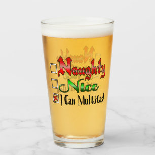 Naughty Or Nice Multitasker Edition Glass
