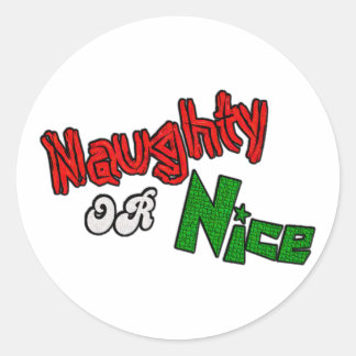 Naughty Or Nice? Sticker