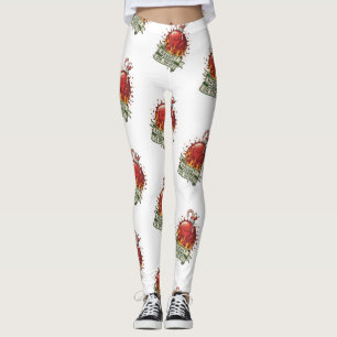 Naughty or Spicy Design Leggings