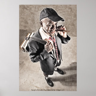 'Naughty Schoolboy' by Andrew Gettler Poster