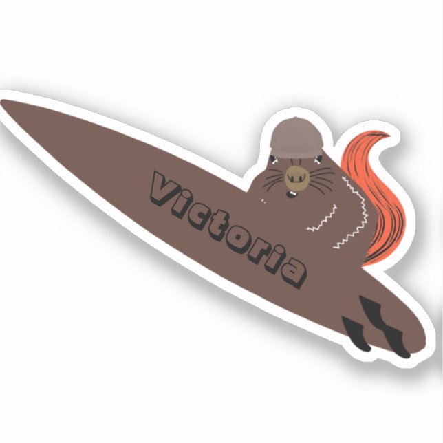 Naughty Squirrel #1150 Surfing (Front)