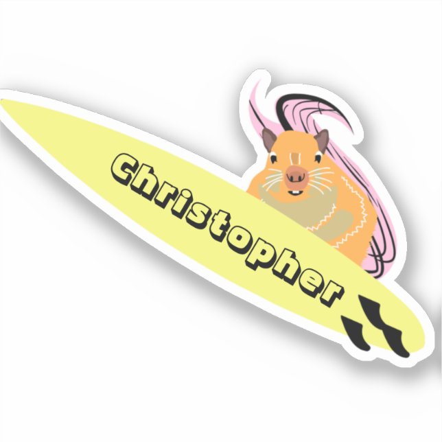 Naughty Squirrel #124 Surfing (Front)