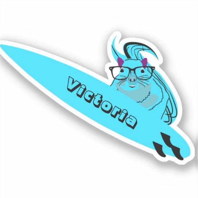 Naughty Squirrel #1329 Surfing (Front)