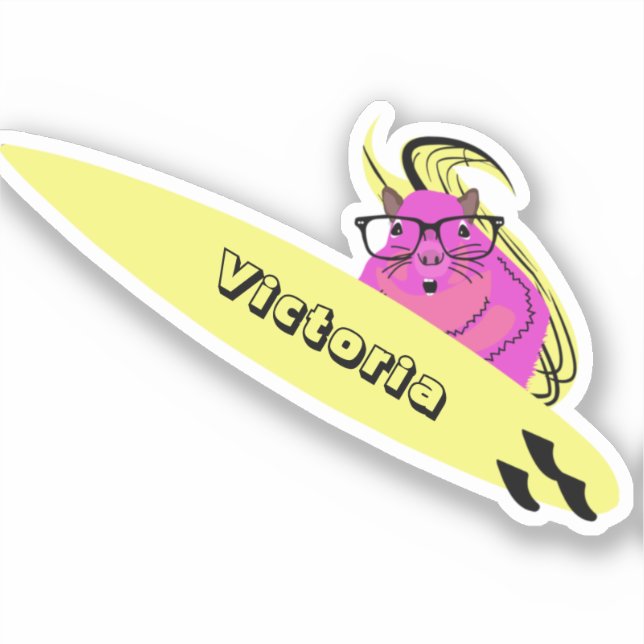 Naughty Squirrel #1379 Surfing (Front)