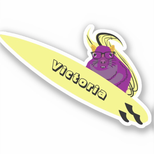 Naughty Squirrel #1402 Surfing (Front)