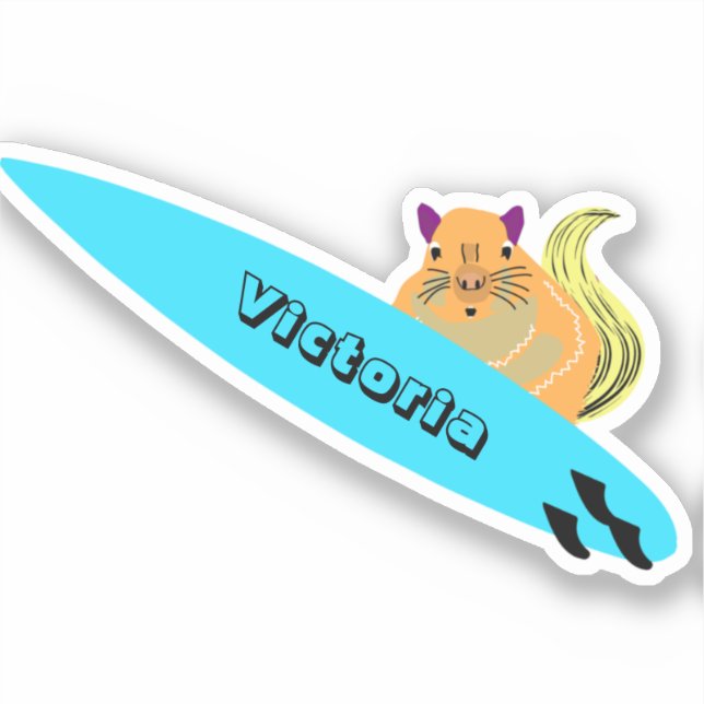 Naughty Squirrel #1586 Surfing (Front)