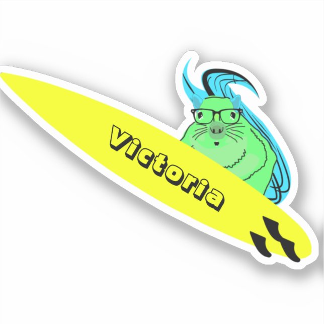 Naughty Squirrel #1598 Surfing (Front)