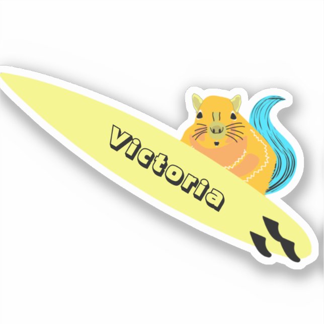 Naughty Squirrel #1656 Surfing (Front)