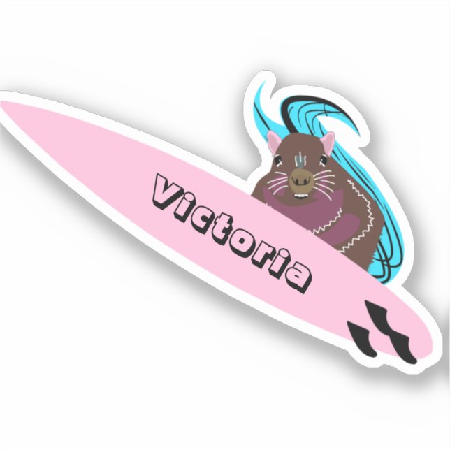 Naughty Squirrel #1662 Surfing (Front)