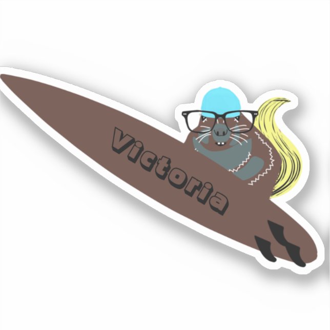 Naughty Squirrel #1700 Surfing (Front)