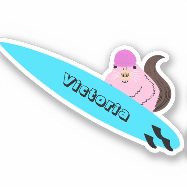 Naughty Squirrel #1703 Surfing (Front)