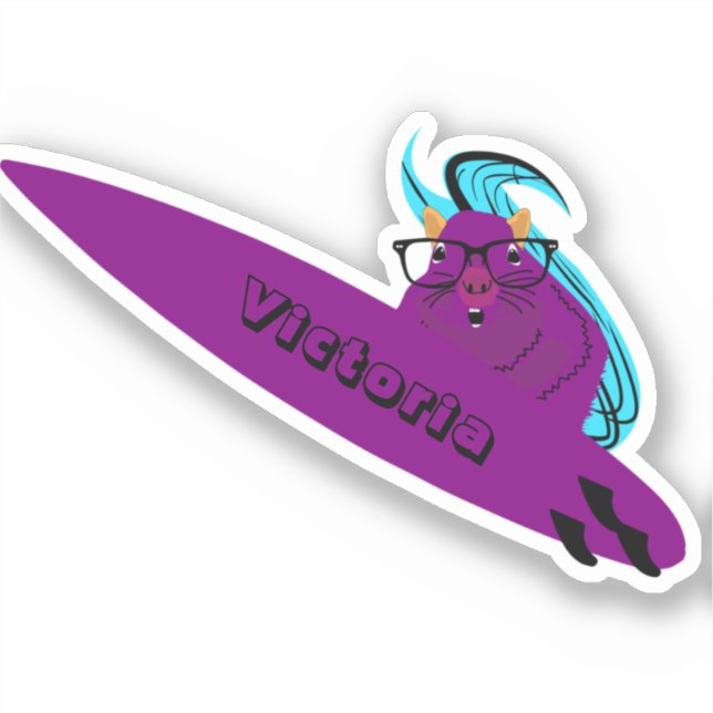 Naughty Squirrel #1718 Surfing (Front)