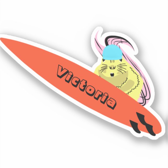 Naughty Squirrel #1740 Surfing (Front)