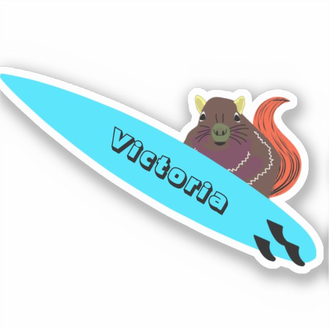 Naughty Squirrel #1770 Surfing (Front)