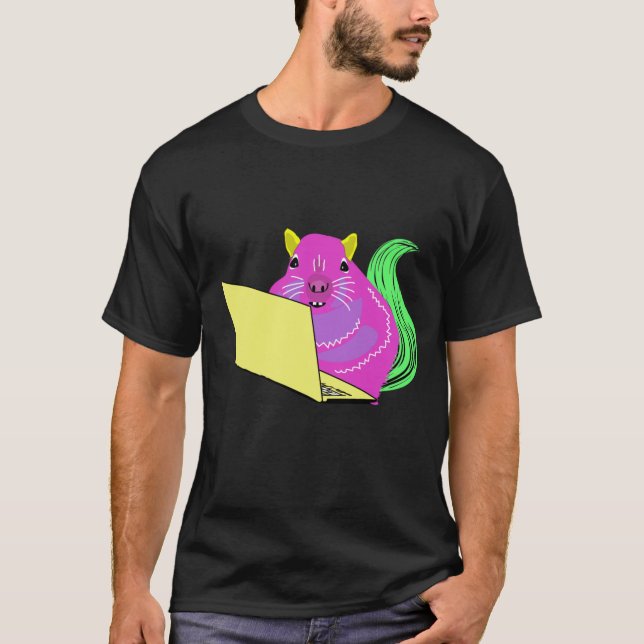 Naughty Squirrel #177 T-Shirt (Front)